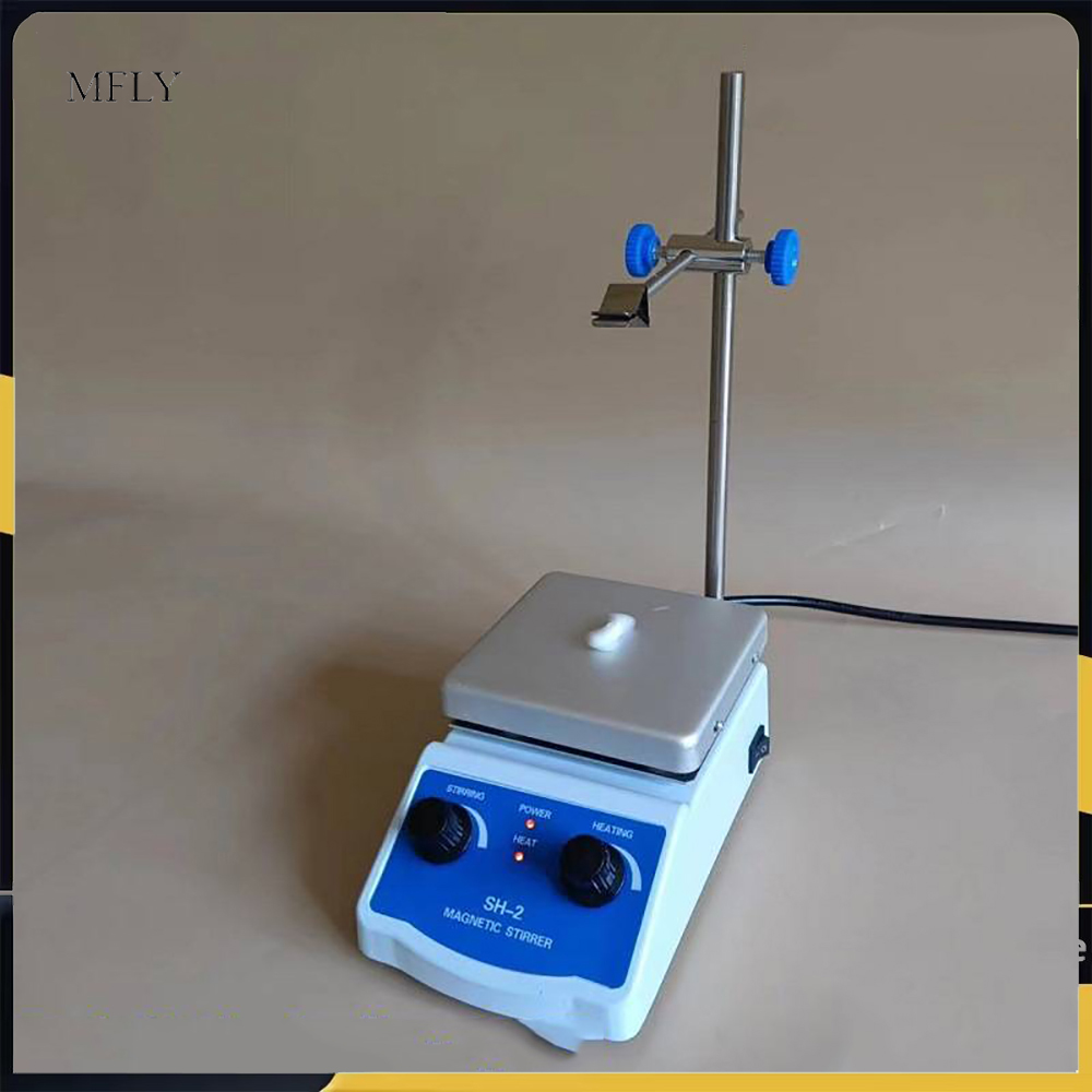 Lab Magnetic Stirrer Hot Plate - เครื่องกวนสารในห้องปฏิบัติการแบบแผ่นร้อนพร้อมแท่งกวนแม่เหล็ก SH-2 เครื่องกวนสารแม่เหล็กในห้องปฏิบัติการพร้อมระบบทำความร้อน