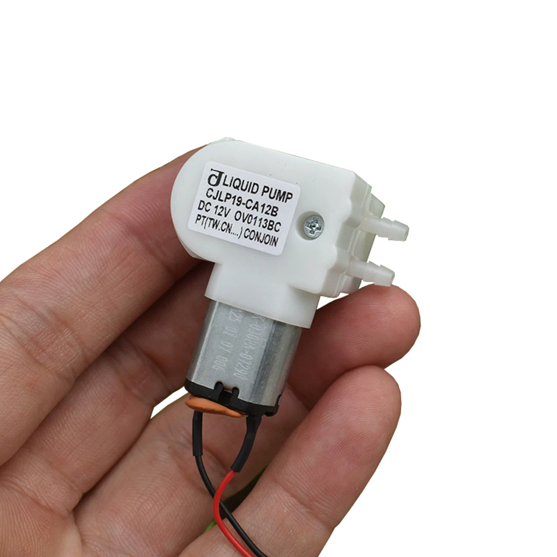 Mini Peristaltic Pump 12V - CJLP19-CA12B ปั๊มจ่ายสารเคมีแบบเพอริสแตลติก DC 12V ขนาดเล็ก ปั๊มดูดของเหลวแบบดูดเอง