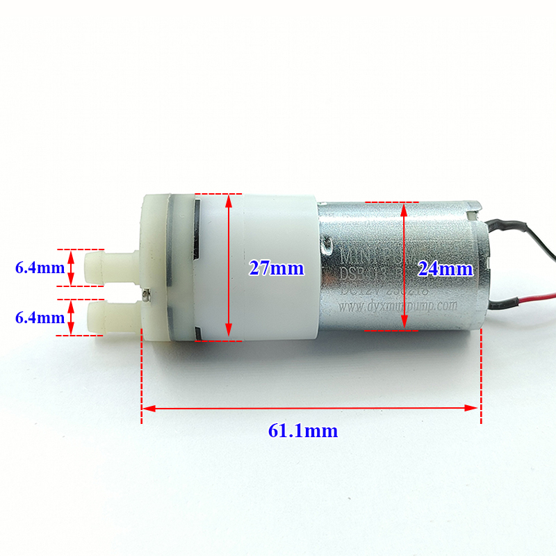 Mini Peristaltic Pump 12V - DC 12V 0.9L/นาที ปั๊มไดอะแฟรมขนาดเล็ก ปั๊มน้ำแบบดูดเองได้ DIY