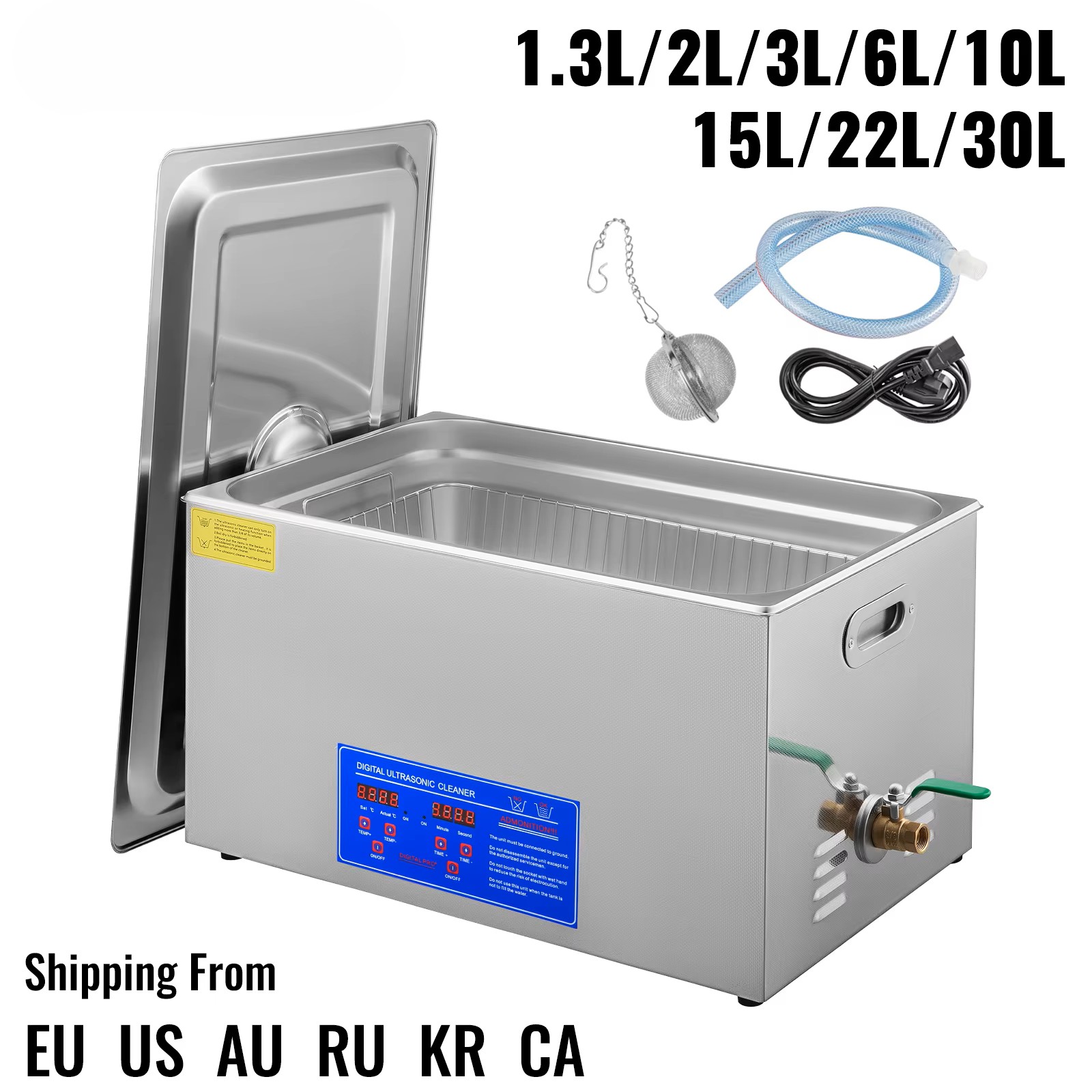 Ultrasonic Cleaner 30L Industrial - เครื่องทำความสะอาดอัลตราโซนิก SucceBuy ขนาด 1.3L 2L 3L