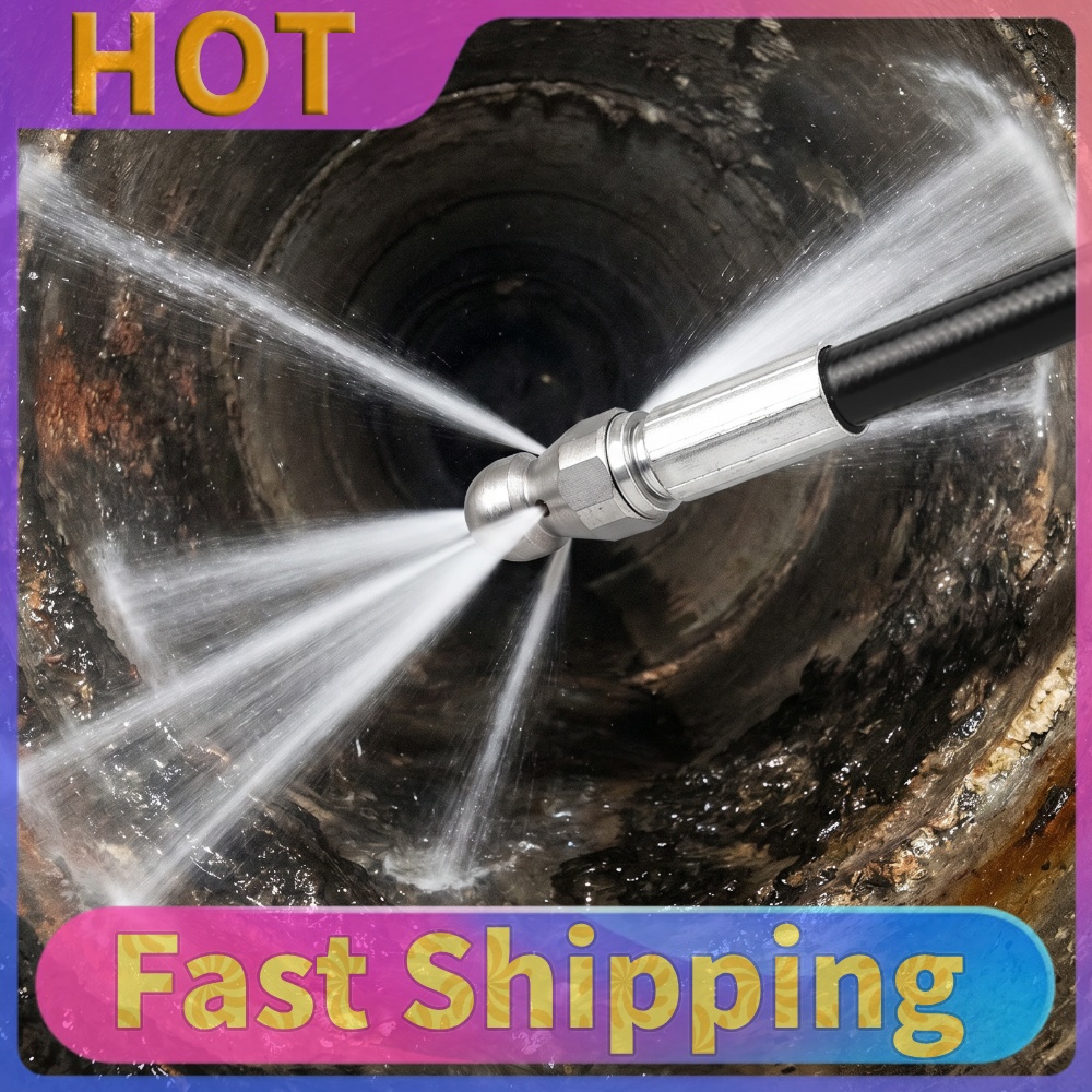 Vacuum Chamber Kit With Pump - ชุดอุปกรณ์แก้ไขท่อตัน 10 เมตร พร้อมหัวฉีดน้ำแรงดันสูง สายยางน้ำแรงดันสูง 1/4