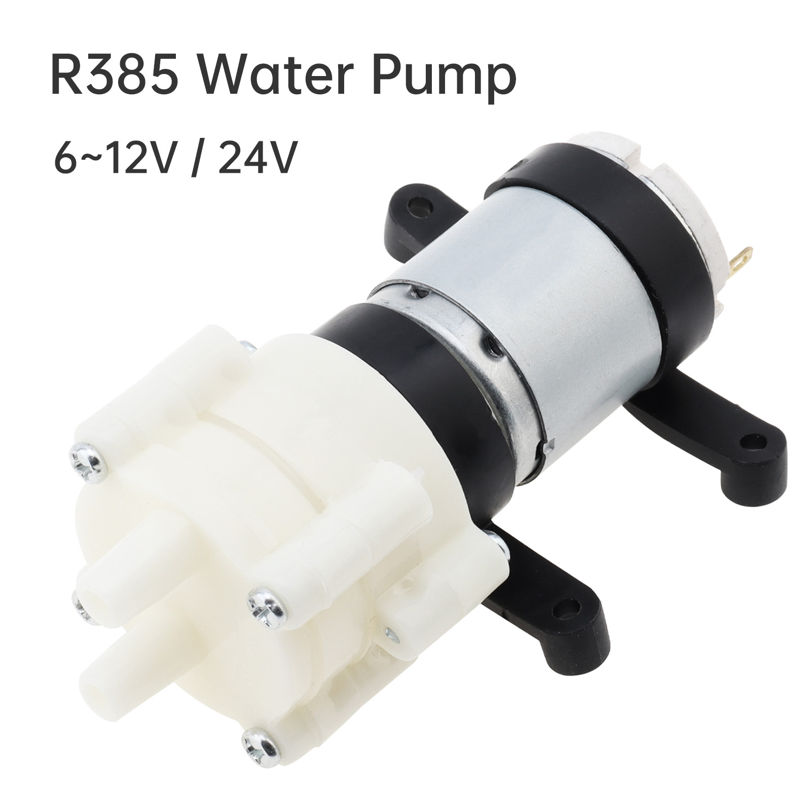Mini Peristaltic Pump 12V - R385 Mini ปั๊มน้ํามอเตอร์ 6-12 V/24 V