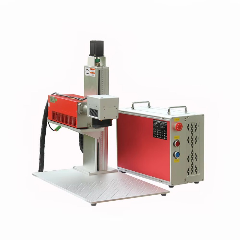 Fiber Laser Marking Machine 30W - เครื่องแกะสลักเลเซอร์ไฟเบอร์ UV Galvo 5W/10W/15W แบบพกพา ระบายความร้อนด้วยอากาศ
