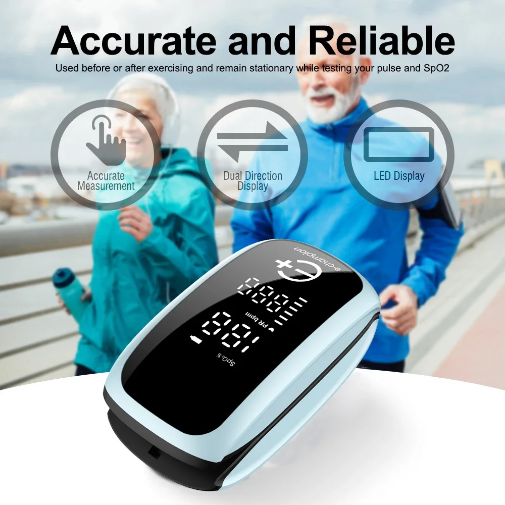 สายคล้องนิ้วสำหรับเครื่องวัดออ - Pulse Oximeter Fingertip Rechargeable บทวิจารณ์และราคา