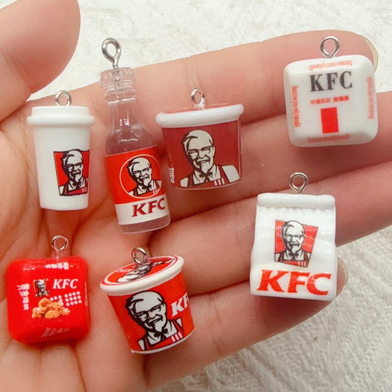 พวงกุญแจถุงอาหารเรซิ่นลายการ์ต - Packaging บทวิจารณ์และราคา