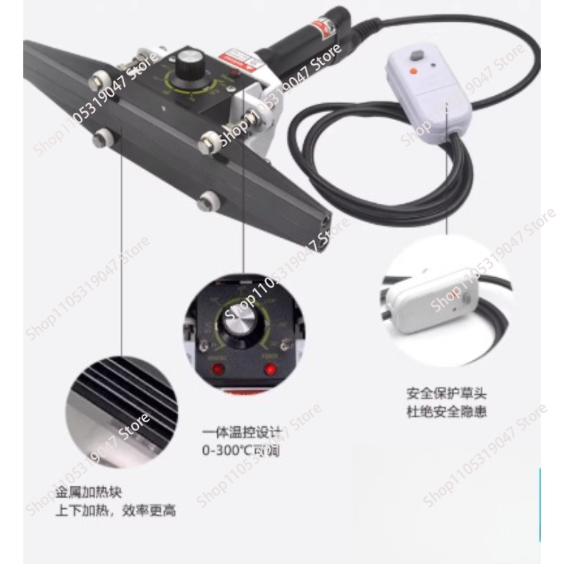 เครื่องซีลแบบใช้มือ 220V เครื่ - Plastic Bag Impulse Heat Sealer บทวิจารณ์และราคา