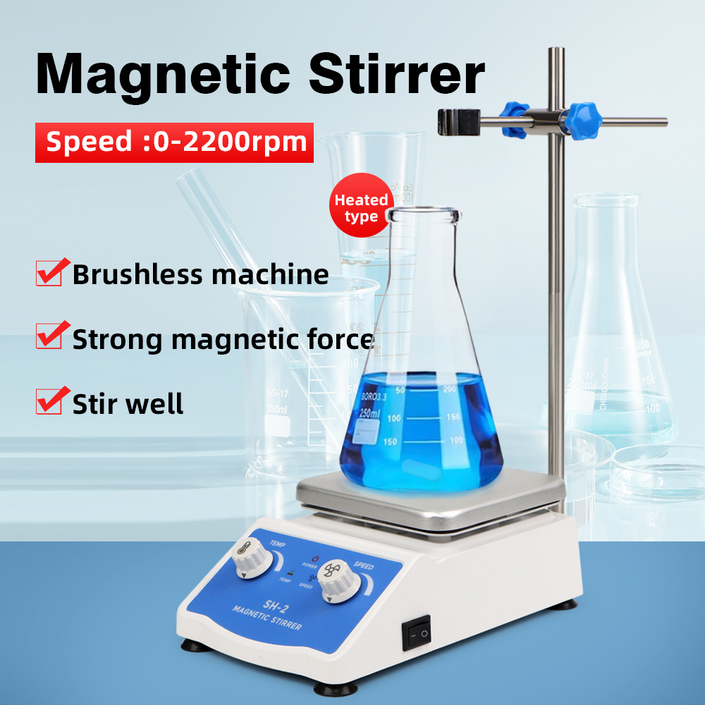 เครื่องทําความร้อน Magnetic St - Lab Magnetic Stirrer Hot Plate บทวิจารณ์และราคา