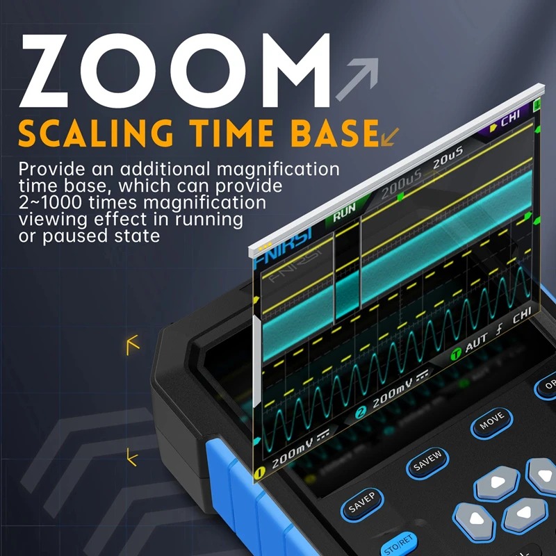 FNIRSI DPOX180H ออสซิลโลสโคปดิ - Fnirsi Digital Oscilloscope Handheld บทวิจารณ์และราคา