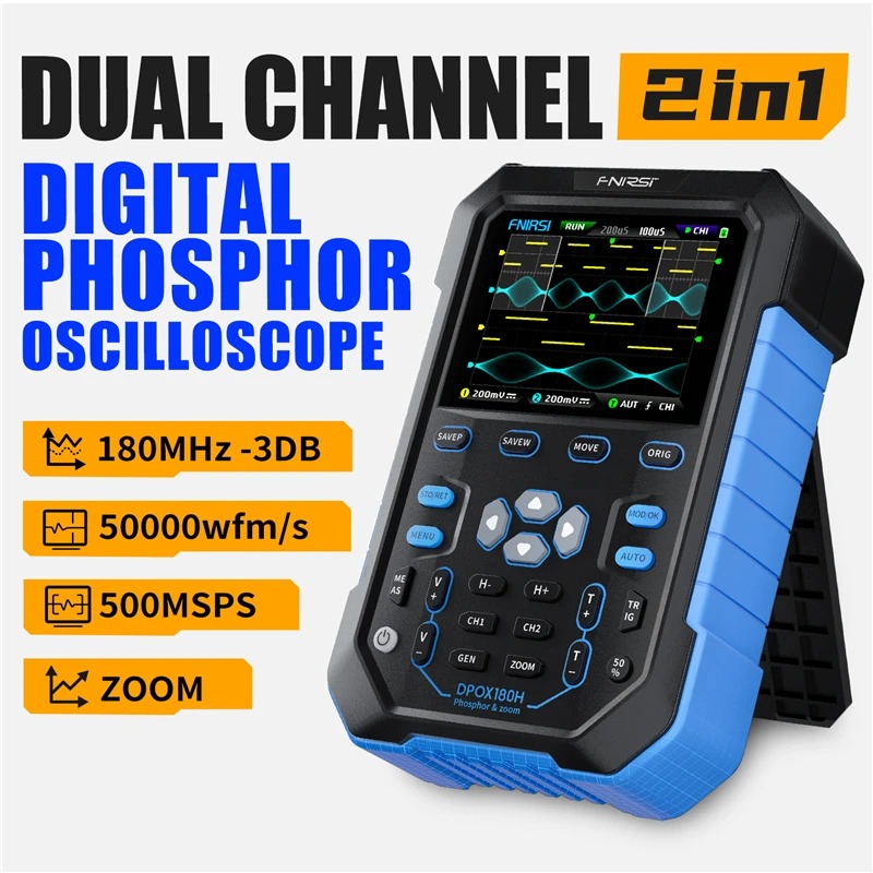 FNIRSI DPOX180H ออสซิลโลสโคปดิ - Fnirsi Digital Oscilloscope Handheld บทวิจารณ์และราคา