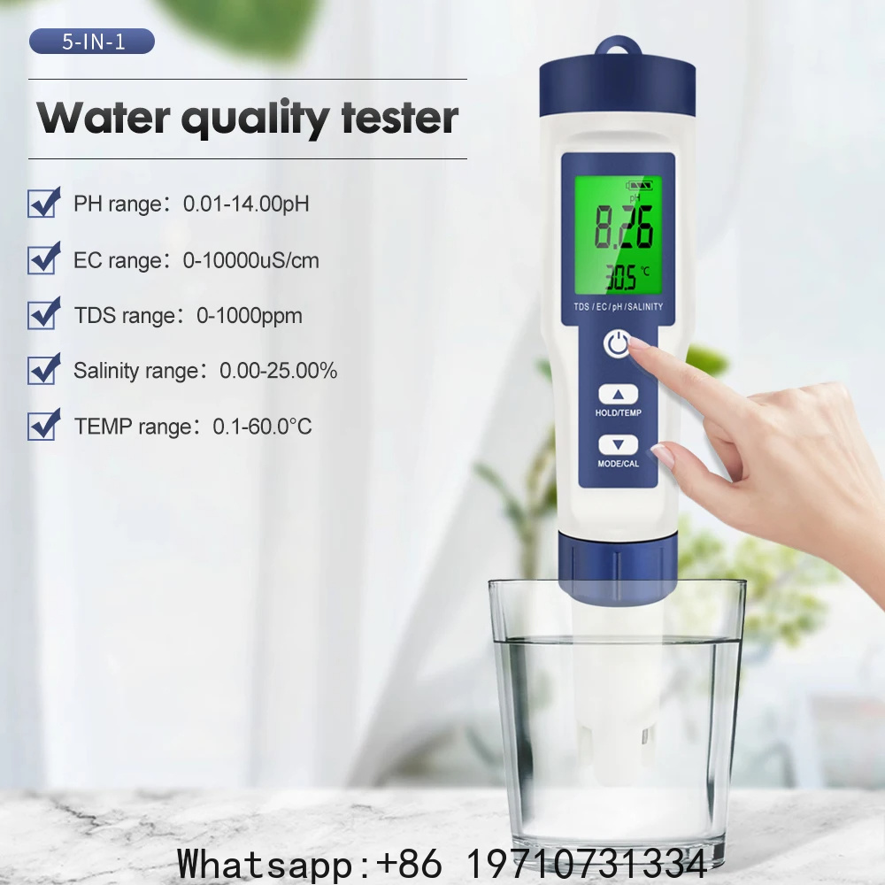 เครื่องวัดค่า PH แบบดิจิตอล 5  - Ph Meter Digital Water Tester บทวิจารณ์และราคา