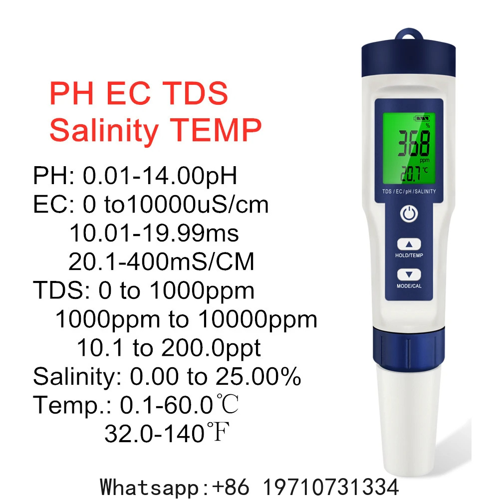 เครื่องวัดค่า PH แบบดิจิตอล 5  - Ph Meter Digital Water Tester บทวิจารณ์และราคา
