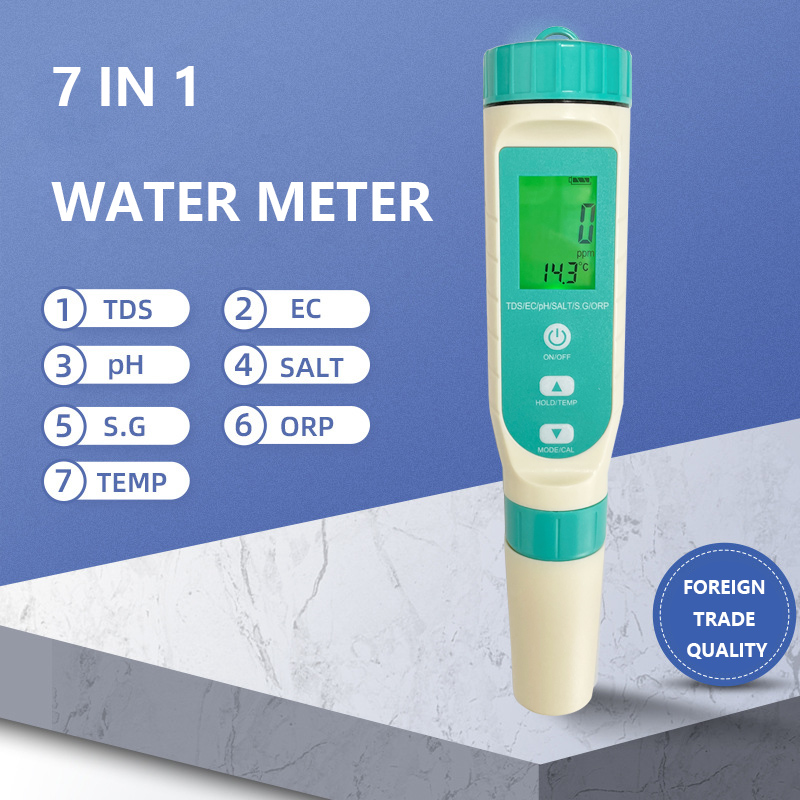เครื่องวัดค่า pH ดิจิตอล 7 in  - Ph Meter Digital Water Tester บทวิจารณ์และราคา