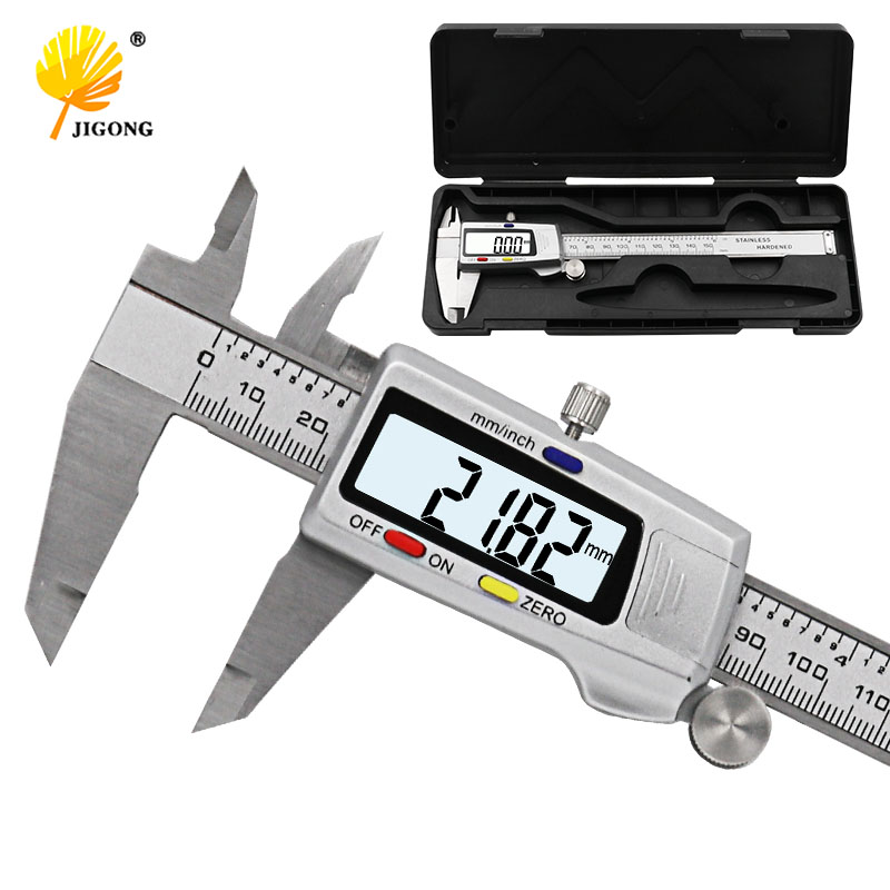 เครื่องมือวัดสแตนเลสดิจิตอลคาล - Digital Caliper 150Mm Stainless Steel บทวิจารณ์และราคา