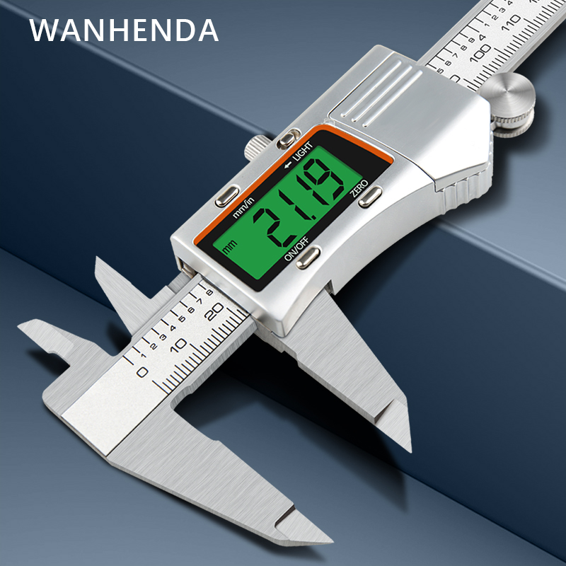 เครื่องวัดโลหะสแตนเลสสตีลคาลิเ - Digital Caliper 150Mm Stainless Steel บทวิจารณ์และราคา