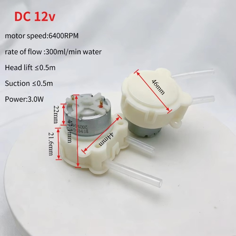 ปั๊มเพอริสตัลติกขนาดเล็ก DC 12 - Mini Peristaltic Pump 12V บทวิจารณ์และราคา