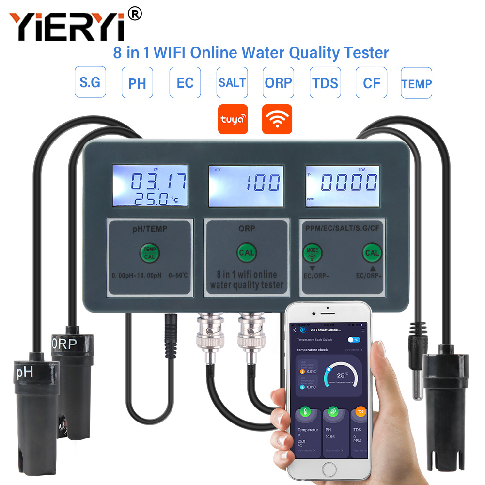 Yieryi WiFi Tuya Smart PH ORP  - Ph Meter Digital Water Tester บทวิจารณ์และราคา