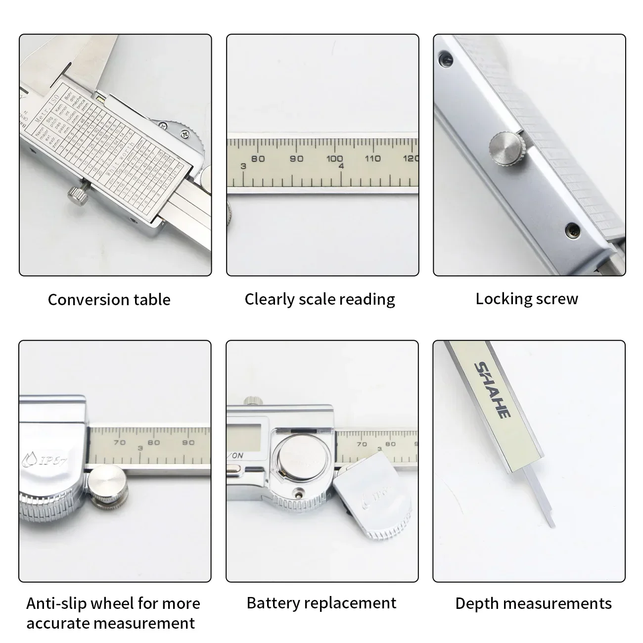 150 มม.IP67 กันน้ําดิจิตอล Ver - Digital Caliper 150Mm Stainless Steel บทวิจารณ์และราคา